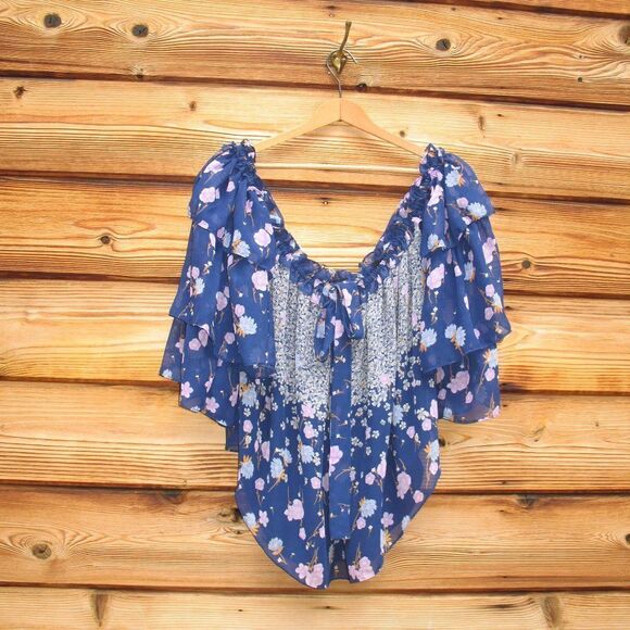 Misa Los Angeles Penille Floral Halter Top - Picture 3 of 10